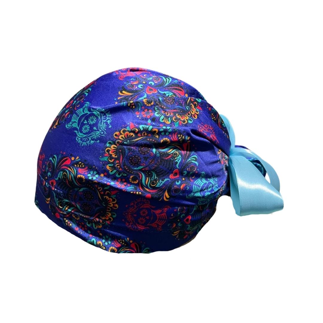 Gorro Medico Quirúrgico - Día De Muertos - Halloween - CATRINA - Listón