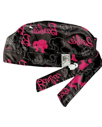 Gorro Medico Quirúrgico - Rosa / Barbie - La Pelicula - Negro