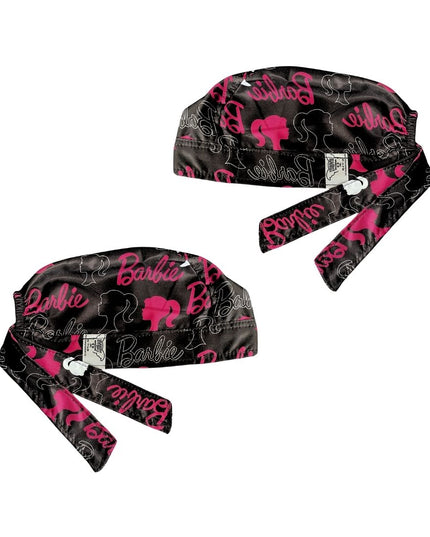 Gorro Medico Quirúrgico - Rosa / Barbie - La Pelicula - Negro