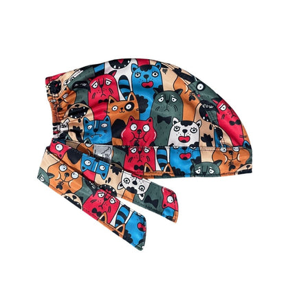 Gorro Medico Quirúrgico - Gatitos - Colores