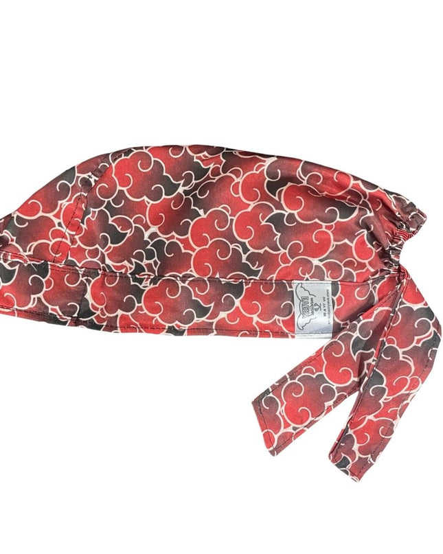 Gorro Medico Quirúrgico - Naruto - Akatsuki - Rojo