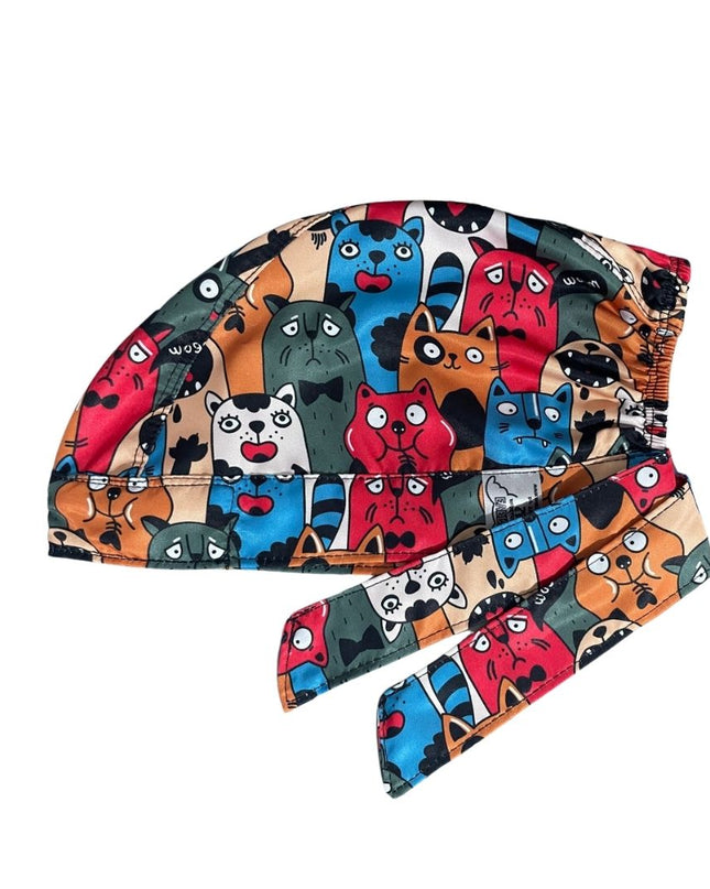 Gorro Medico Quirúrgico - Gatitos - Colores