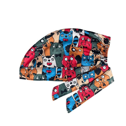 Gorro Medico Quirúrgico - Gatitos - Colores