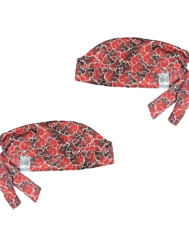Gorro Medico Quirúrgico - Naruto - Akatsuki - Rojo