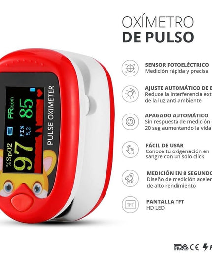 Oxímetro Infantil / Aulto