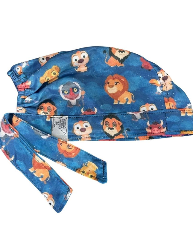 Gorro Medico Quirúrgico - El Rey León -  Mufasa - Azul