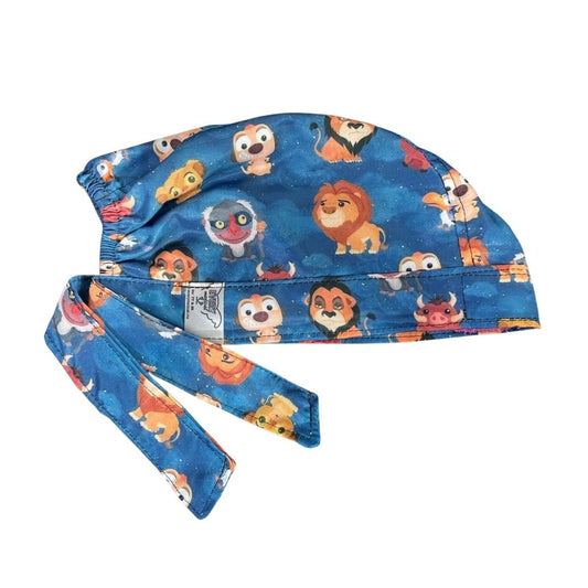 Gorro Medico Quirúrgico - El Rey León -  Mufasa - Azul