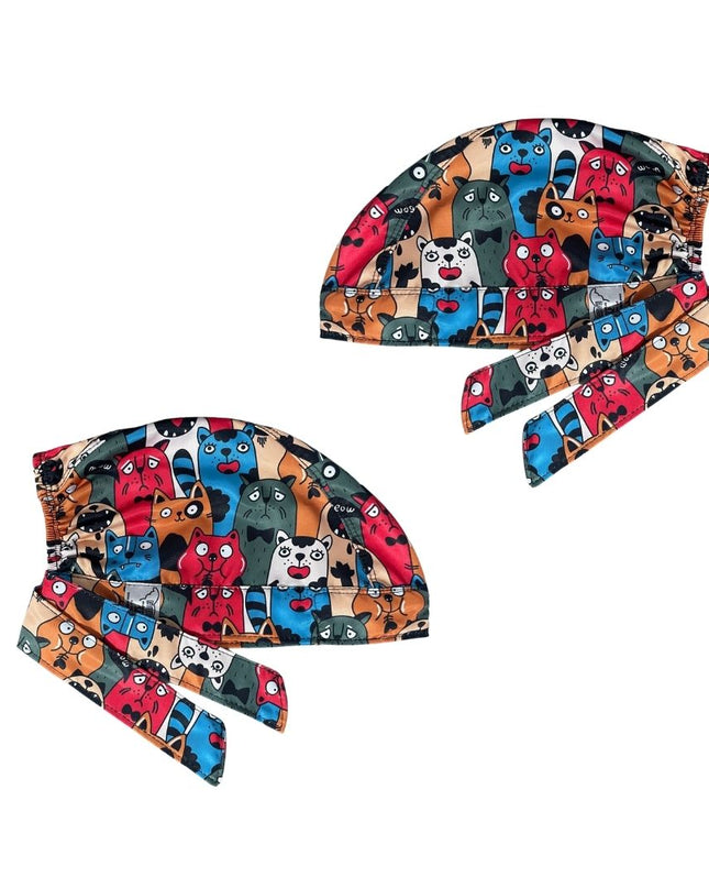 Gorro Medico Quirúrgico - Gatitos - Colores