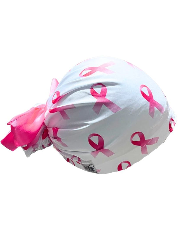 Gorro Quirúrgico - Lucha Contra El Cáncer De Mama - Blanco