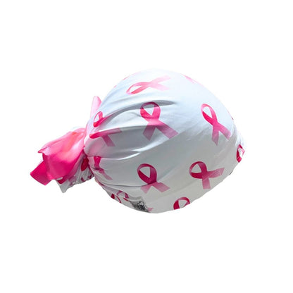 Gorro Quirúrgico - Lucha Contra El Cáncer De Mama - Blanco