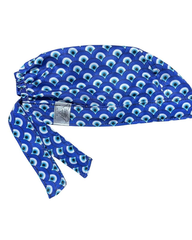 Gorro Medico Quirúrgico - Ojo Turco - Nazar - Oftalmología - Azul