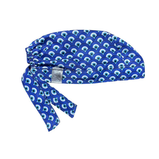 Gorro Medico Quirúrgico - Ojo Turco - Nazar - Oftalmología - Azul