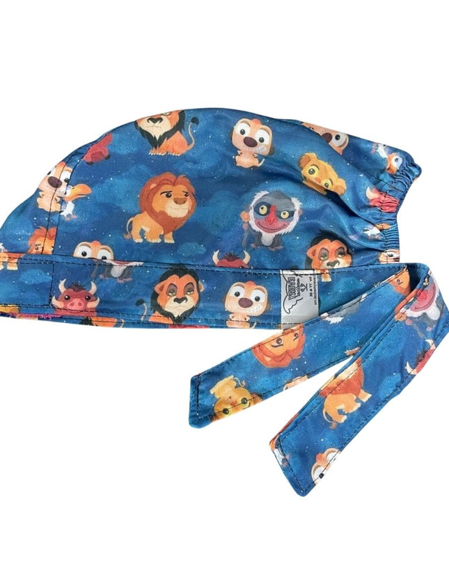 Gorro Medico Quirúrgico - El Rey León -  Mufasa - Azul
