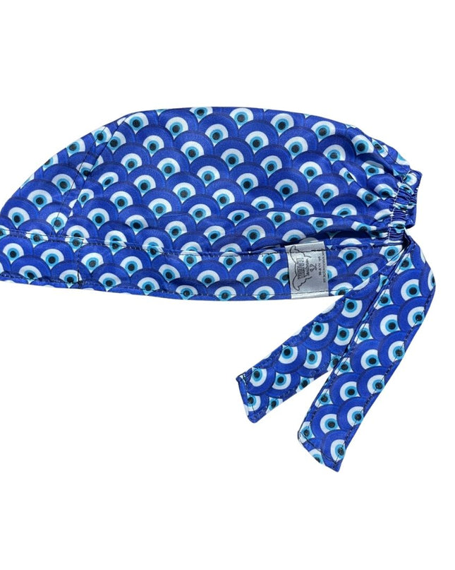 Gorro Medico Quirúrgico - Ojo Turco - Nazar - Oftalmología - Azul