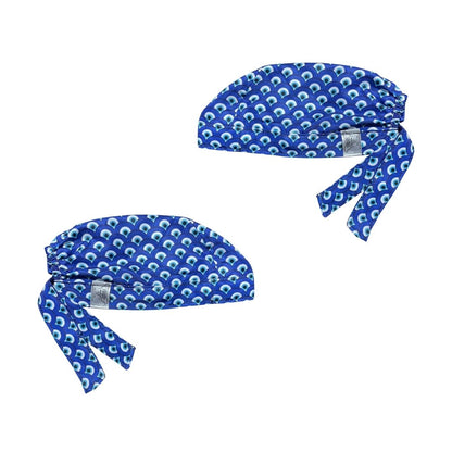 Gorro Medico Quirúrgico - Ojo Turco - Nazar - Oftalmología - Azul