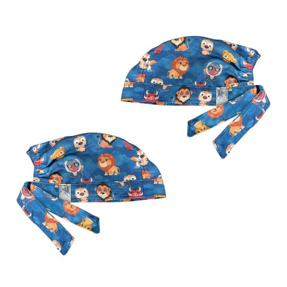 Gorro Medico Quirúrgico - El Rey León -  Mufasa - Azul