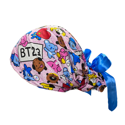 Gorro Medico Quirúrgico Bts Rosa - Listones - Antisudor - Every Medical -  Dr. Gorrito