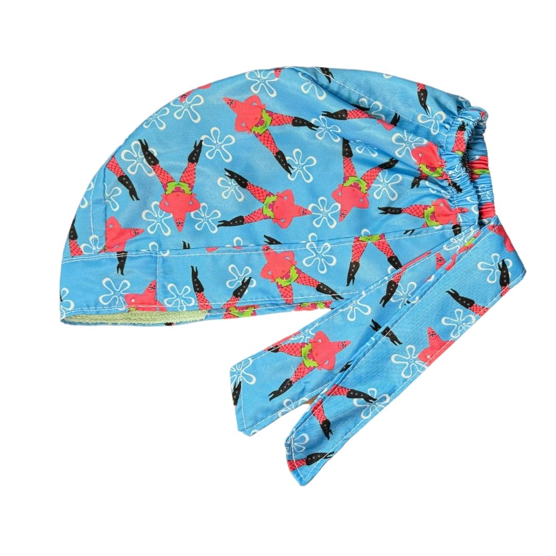 Gorro Medico Quirúrgico - Bob Esponja - Patricio Estrella - Mallas