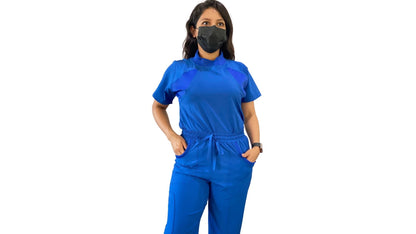 Uniforme Quirúrgico - Mujer - Azul Rey - Modelo Guadalajara