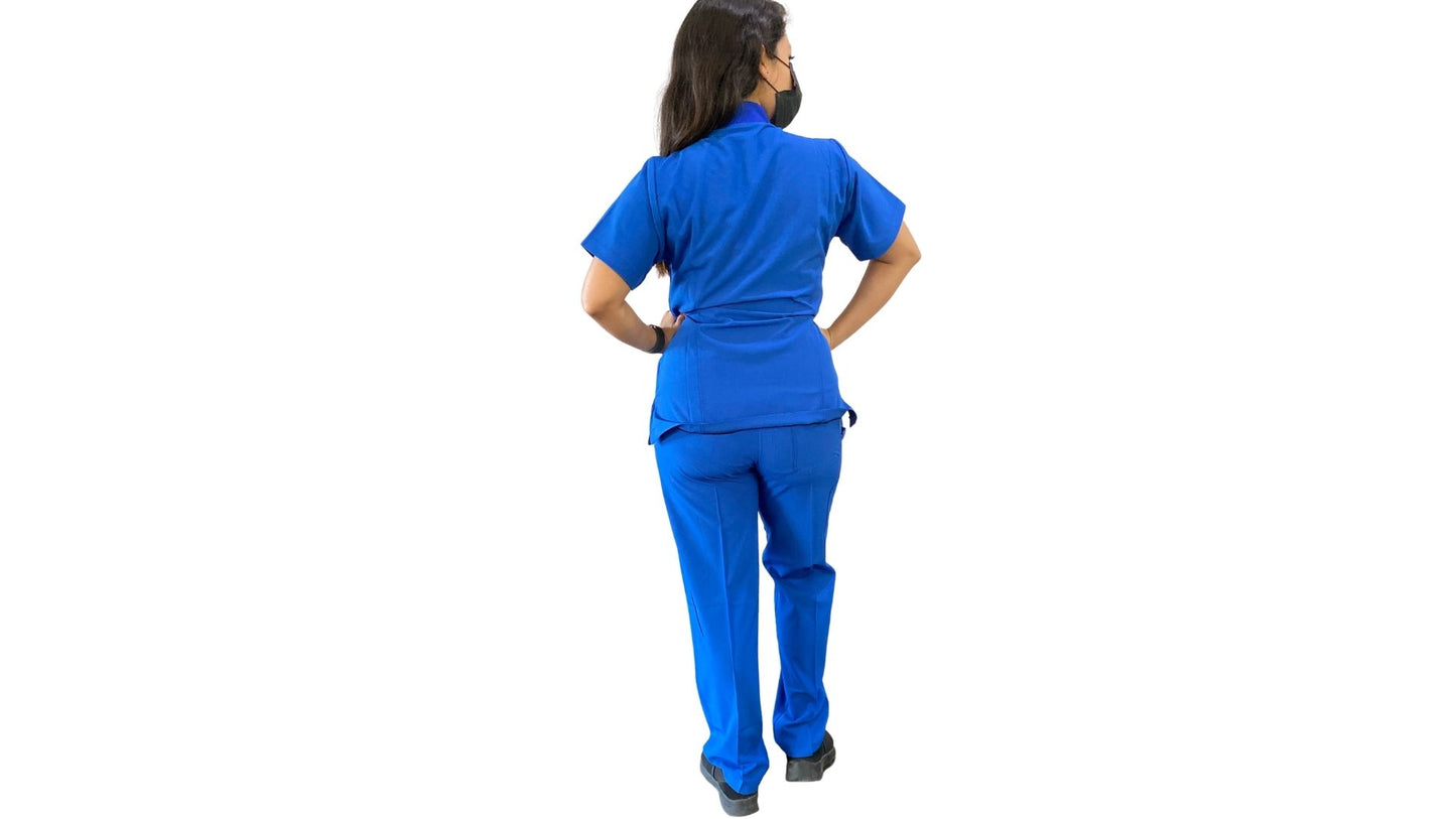 Uniforme Quirúrgico - Mujer - Azul Rey - Modelo Guadalajara