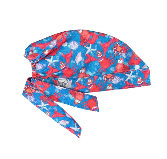 Gorro Medico Quirúrgico - La Sirenita - Celeste