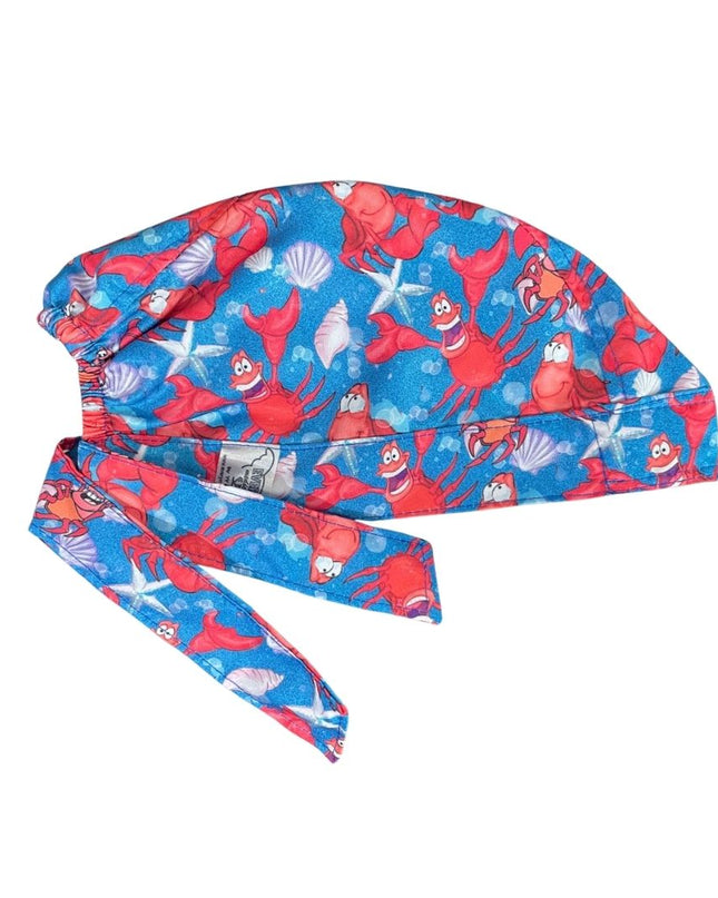Gorro Medico Quirúrgico - La Sirenita - Celeste