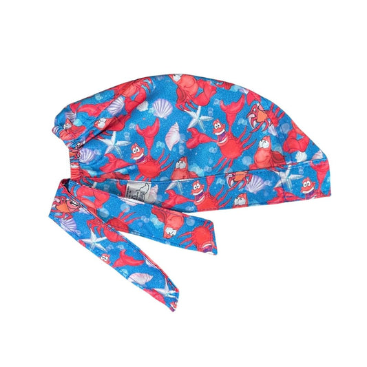 Gorro Medico Quirúrgico - La Sirenita - Celeste
