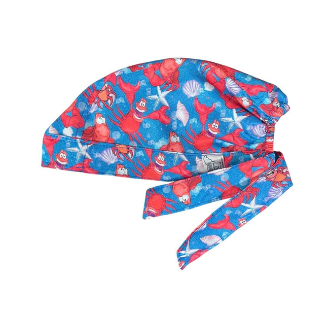 Gorro Medico Quirúrgico - La Sirenita - Celeste