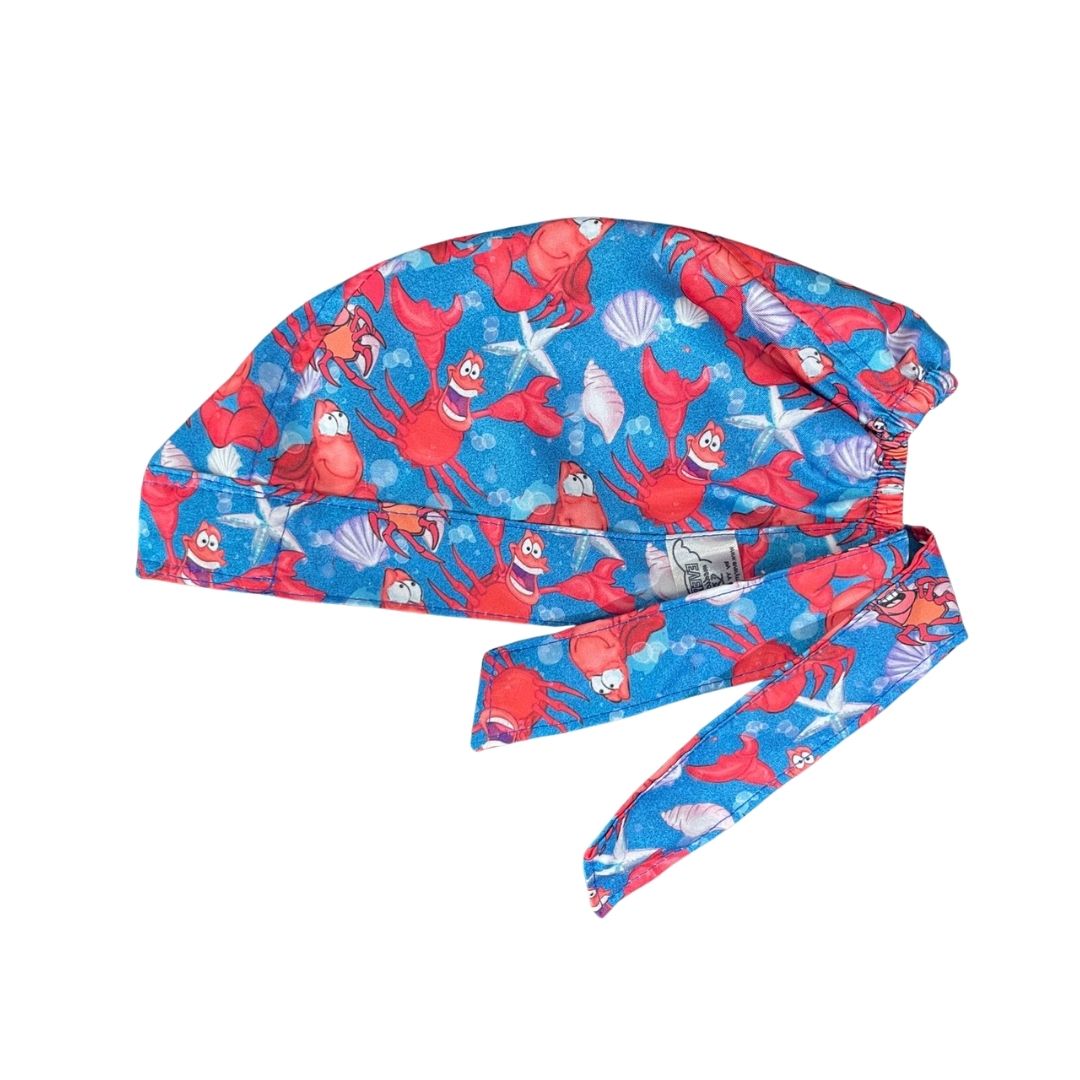 Gorro Medico Quirúrgico - La Sirenita - Celeste