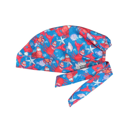 Gorro Medico Quirúrgico - La Sirenita - Celeste