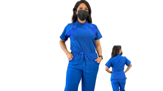 Uniforme Quirúrgico - Mujer - Azul Rey - Modelo Guadalajara