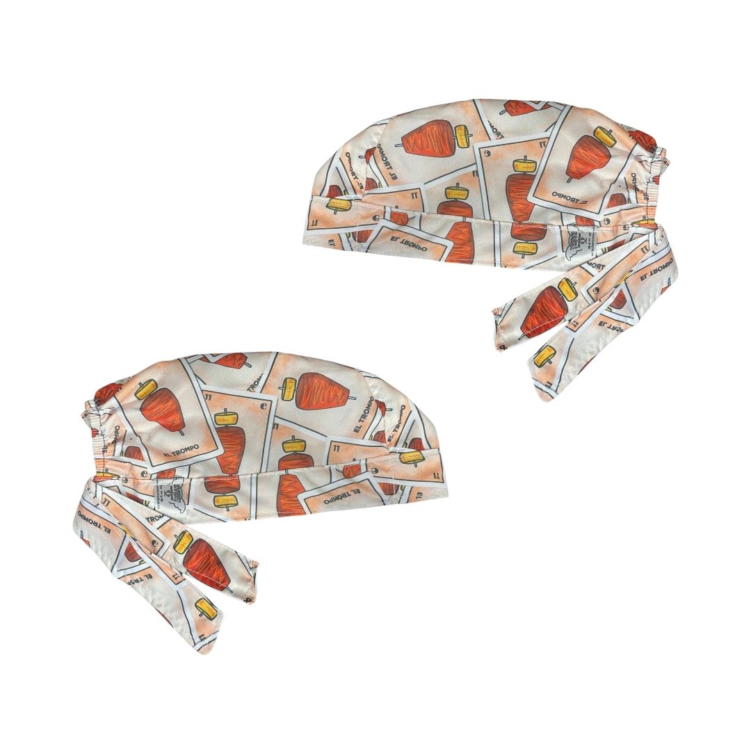 Gorro Medico Quirúrgico - Tacos De Trompo Al Pastor - Beige