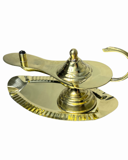 Lampara De Aladino Para Enfermeria Mecha Estructura Dorado Dorado