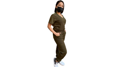 Uniforme Quirúrgico - Mujer - Verde Olivo- Modelo Puebla