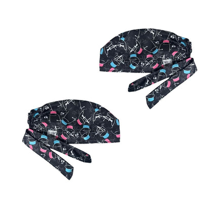 Gorro Medico Quirúrgico - Enfermeria - Meme Flork Hospital - Negro 2