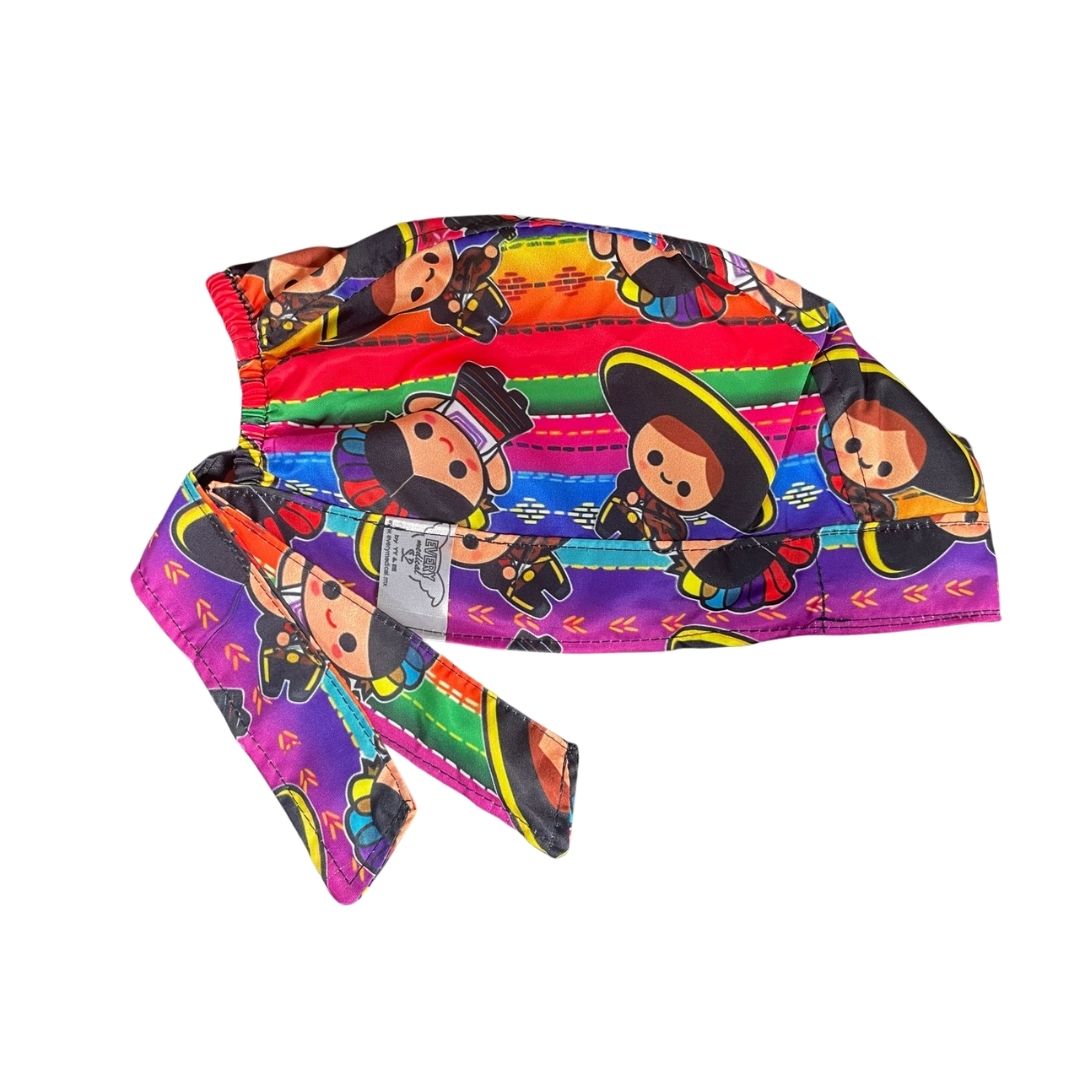 Gorro Medico Quirúrgico - Muñeca Mexicana Lele - Mariachi - Colores