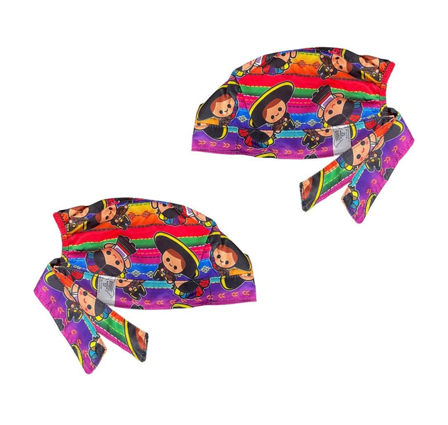 Gorro Medico Quirúrgico - Muñeca Mexicana Lele - Mariachi - Colores