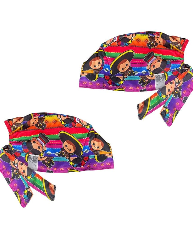 Gorro Medico Quirúrgico - Muñeca Mexicana Lele - Mariachi - Colores