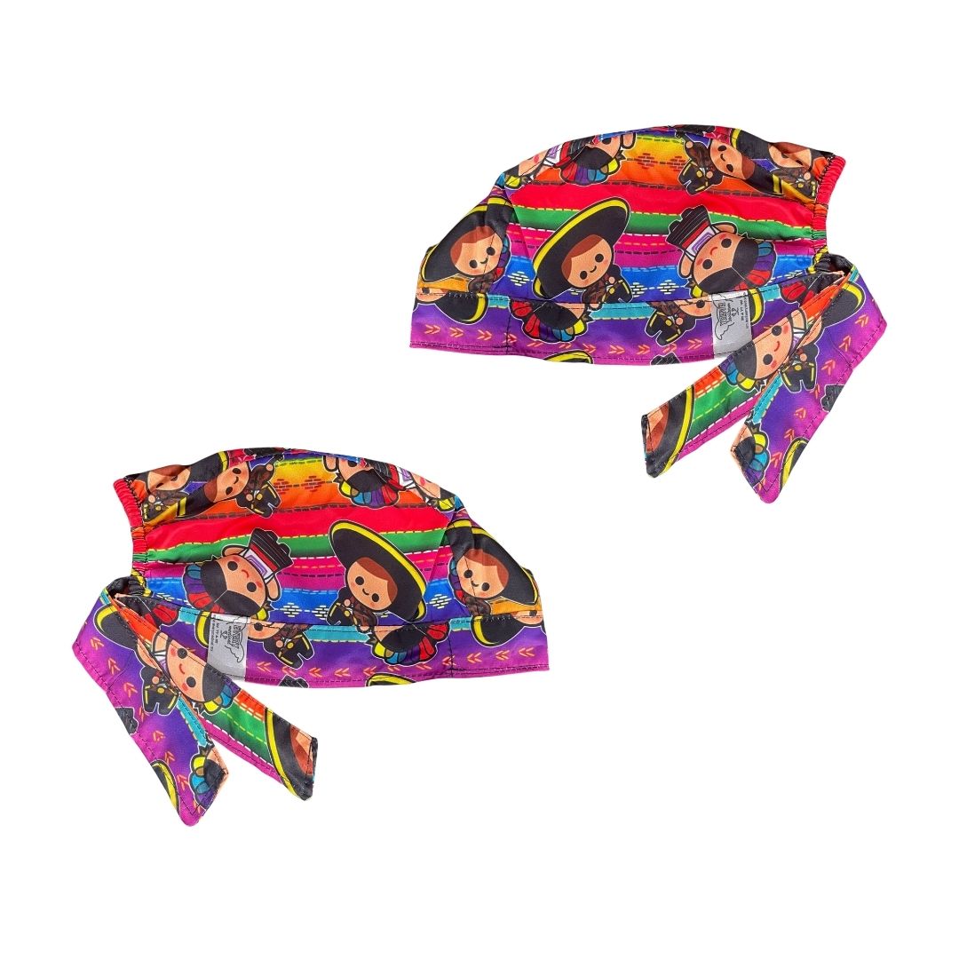 Gorro Medico Quirúrgico - Muñeca Mexicana Lele - Mariachi - Colores