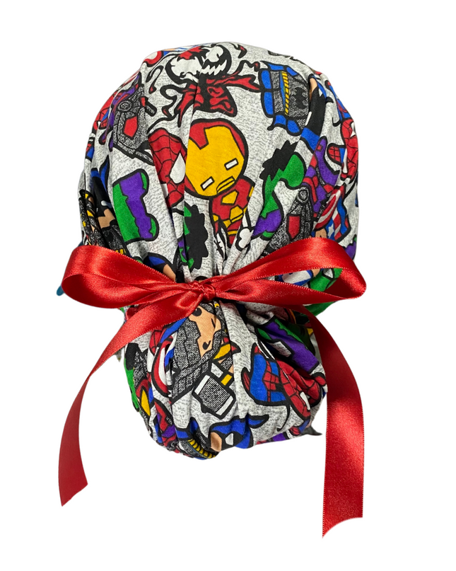 Gorro Medico Quirúrgico Avengers Marvel Listones - Antisudor - Every Medical -  Dr. Gorrito