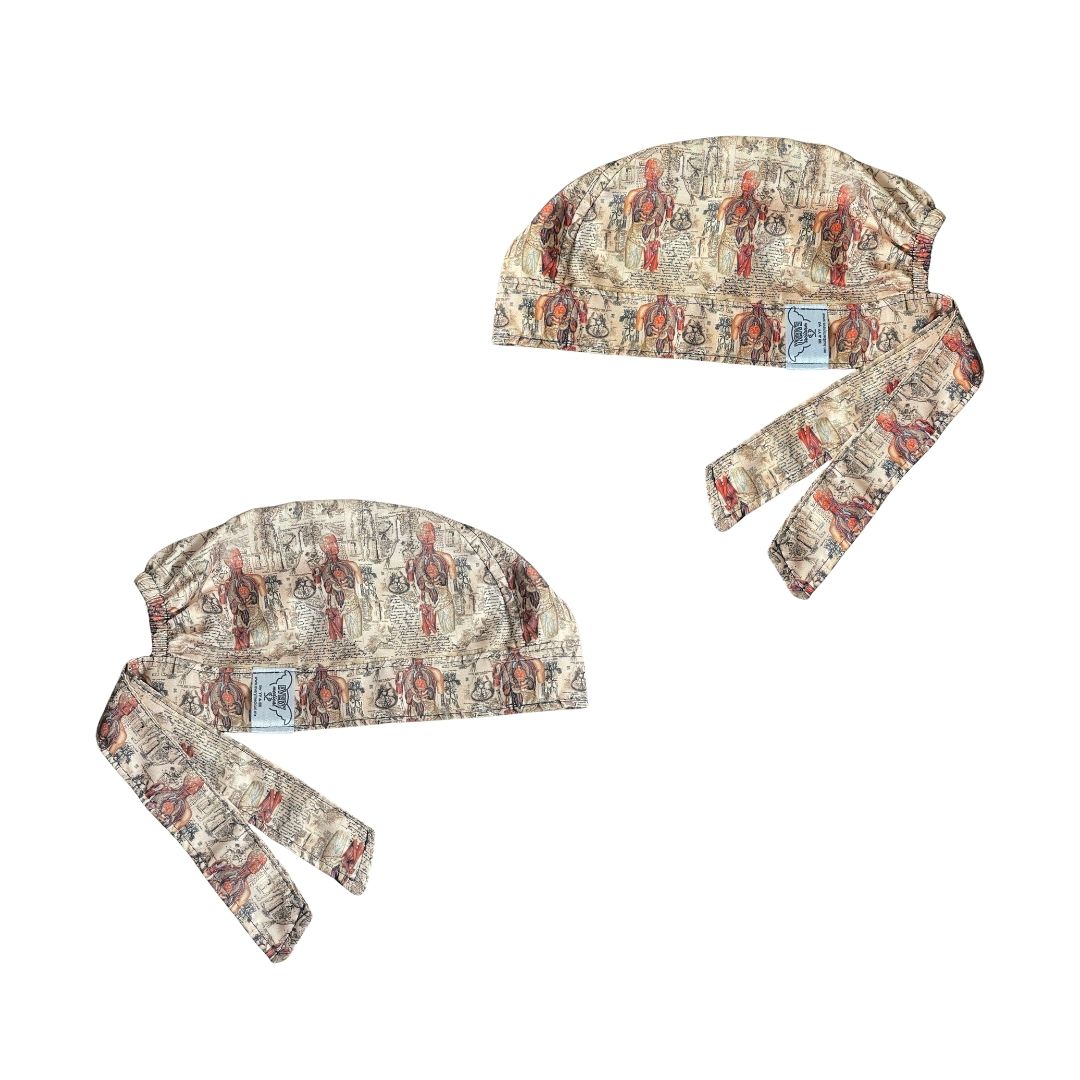 Gorro Quirúrgico - Anatomía Humana - Versalius - Beige 2