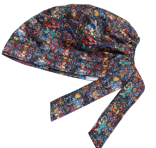 Gorro Medico Quirúrgico - Princesas Disney - Cenicienta - vitral