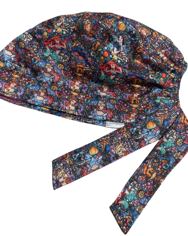 Gorro Medico Quirúrgico - Princesas Disney - Cenicienta - vitral