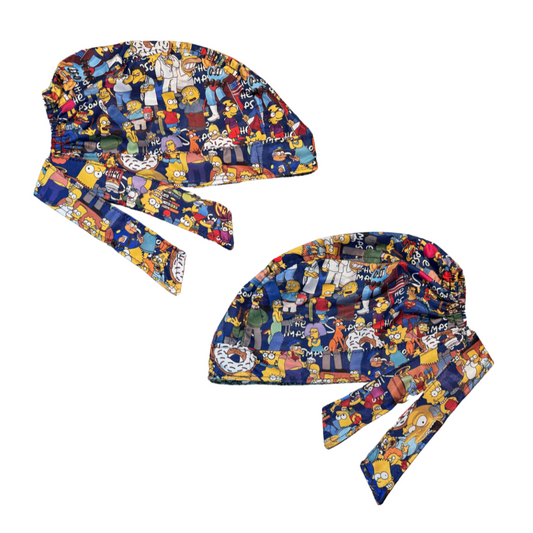 Gorro Quirúrgico Estampado Homero En Vestido, The Simpsons