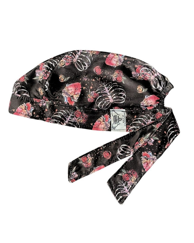 Gorro Medico Quirúrgico - Anatomía Humana - Versalius - Enfermeria - Negro