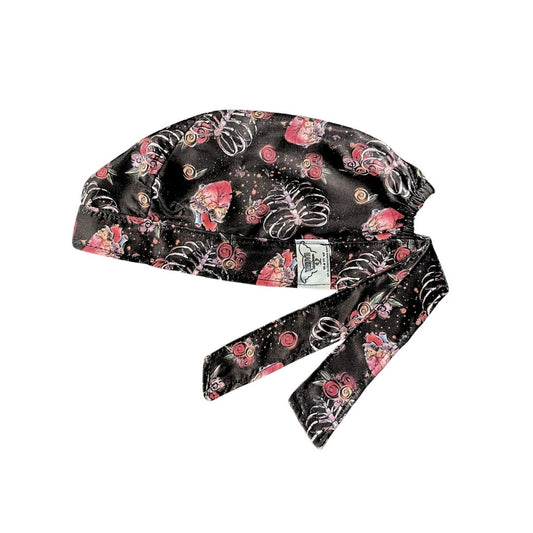 Gorro Medico Quirúrgico - Anatomía Humana - Versalius - Enfermeria - Negro