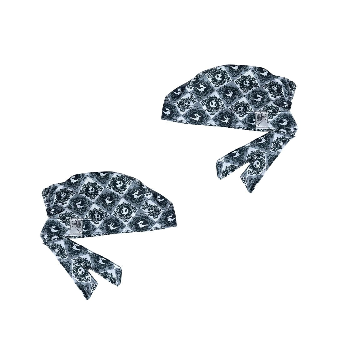 Gorro Medico - Estampado - El Extraño Mundo De Jack - Gris Oscuro