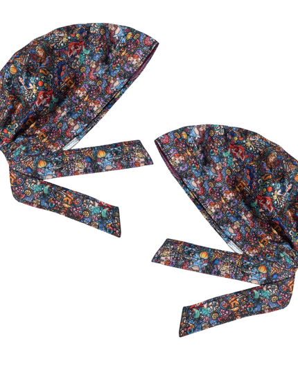 Gorro Medico Quirúrgico - Princesas Disney - Cenicienta - vitral