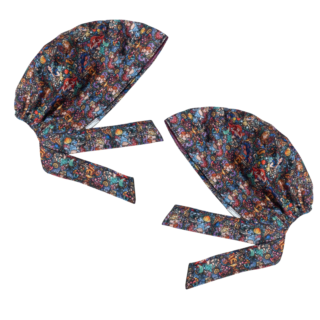Gorro Medico Quirúrgico - Princesas Disney - Cenicienta - vitral