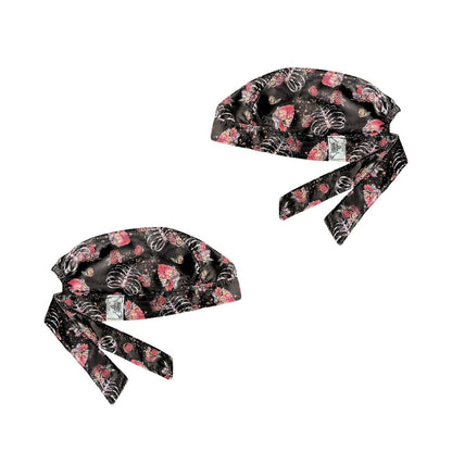 Gorro Medico Quirúrgico - Anatomía Humana - Versalius - Enfermeria - Negro